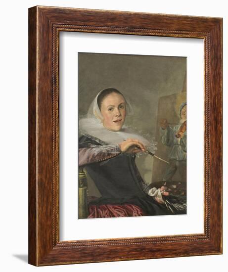 Self-Portrait, C. 1630-Judith Leyster-Framed Giclee Print