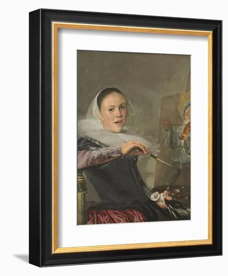 Self-Portrait, C. 1630-Judith Leyster-Framed Giclee Print