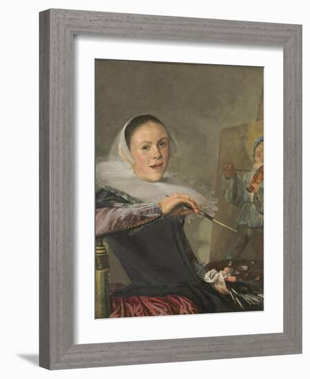 Self-Portrait, C. 1630-Judith Leyster-Framed Giclee Print