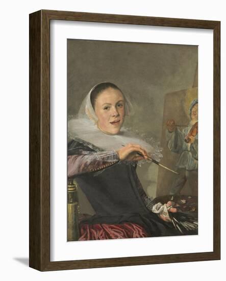 Self-Portrait, C. 1630-Judith Leyster-Framed Giclee Print