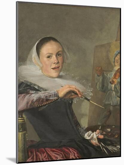 Self-Portrait, C. 1630-Judith Leyster-Mounted Giclee Print