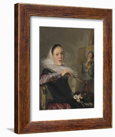 Self-Portrait, C. 1630-Judith Leyster-Framed Art Print