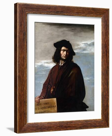 Self Portrait, C.1641-Salvator Rosa-Framed Giclee Print