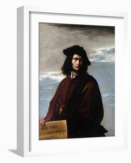 Self Portrait, C.1641-Salvator Rosa-Framed Giclee Print