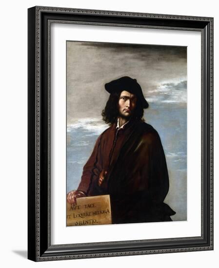 Self Portrait, C.1641-Salvator Rosa-Framed Giclee Print