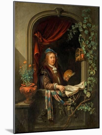 Self Portrait, c.1665-Gerrit or Gerard Dou-Mounted Giclee Print