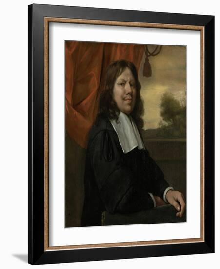 Self-Portrait, C. 1670-Jan Havicksz Steen-Framed Giclee Print