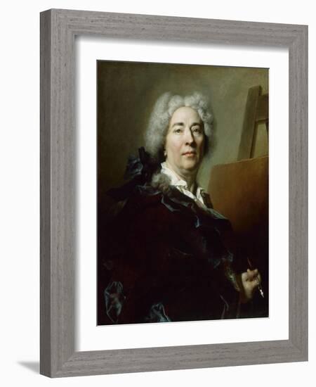 Self-Portrait, C.1725-Nicolas de Largilliere-Framed Giclee Print