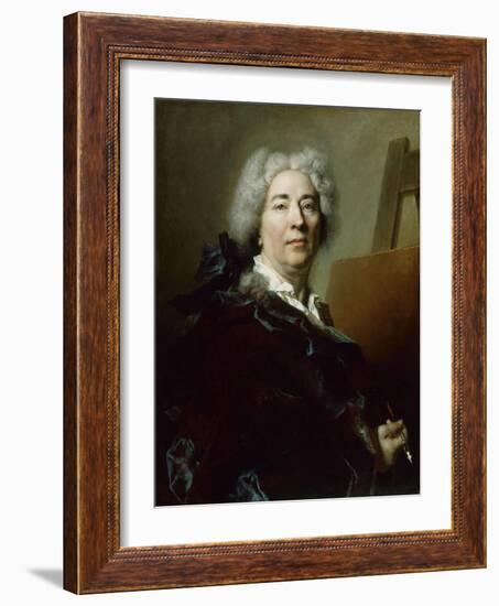 Self-Portrait, C.1725-Nicolas de Largilliere-Framed Giclee Print