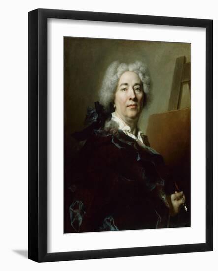 Self-Portrait, C.1725-Nicolas de Largilliere-Framed Giclee Print