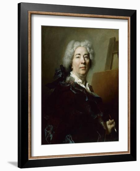 Self-Portrait, C.1725-Nicolas de Largilliere-Framed Giclee Print