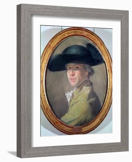 Self Portrait, c.1780-Dominique Vivant Denon-Framed Giclee Print