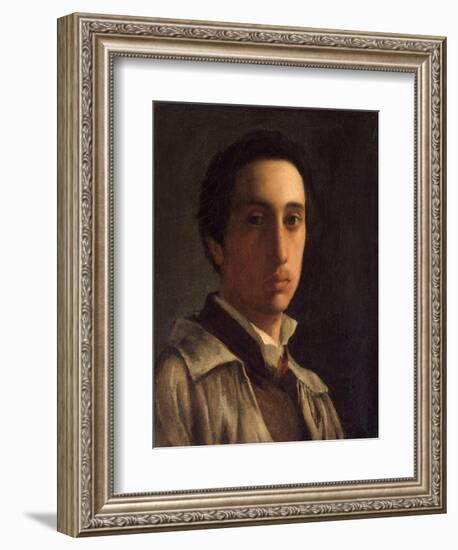 Self-Portrait, c.1855-56-Edgar Degas-Framed Giclee Print