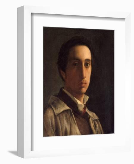 Self-Portrait, c.1855-56-Edgar Degas-Framed Giclee Print