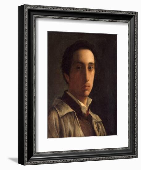 Self-Portrait, c.1855-56-Edgar Degas-Framed Giclee Print