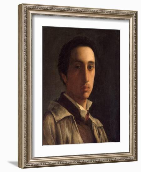 Self-Portrait, c.1855-56-Edgar Degas-Framed Giclee Print