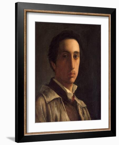 Self-Portrait, c.1855-56-Edgar Degas-Framed Giclee Print