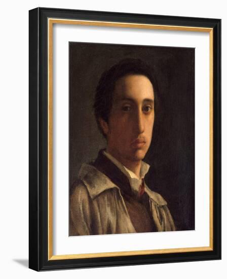 Self-Portrait, c.1855-56-Edgar Degas-Framed Giclee Print