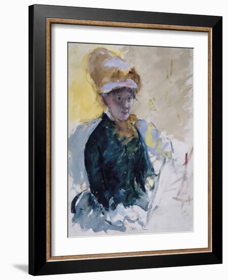 Self Portrait, c.1880-Mary Stevenson Cassatt-Framed Premium Giclee Print