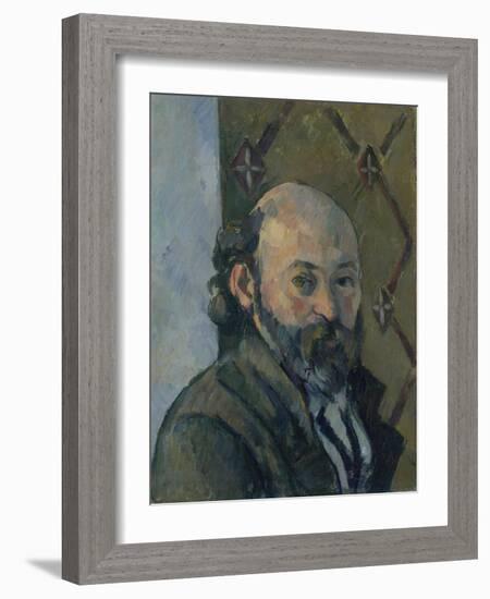 Self Portrait, C. 1880-Paul Cézanne-Framed Giclee Print