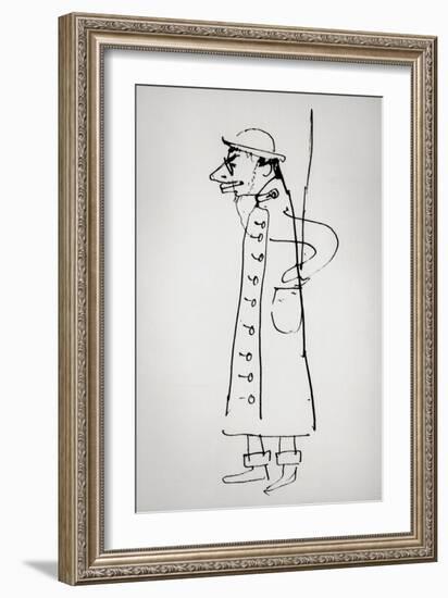 Self Portrait, c.1885-Henri de Toulouse-Lautrec-Framed Giclee Print