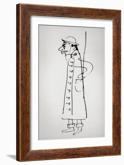 Self Portrait, c.1885-Henri de Toulouse-Lautrec-Framed Giclee Print