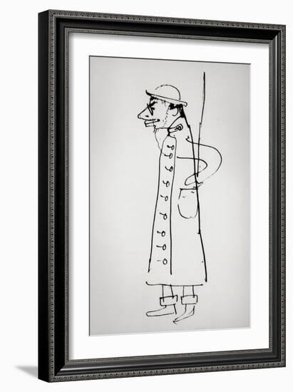 Self Portrait, c.1885-Henri de Toulouse-Lautrec-Framed Giclee Print