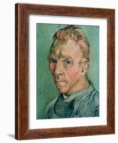 Self Portrait, c.1889-Vincent van Gogh-Framed Giclee Print