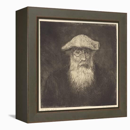 Self-Portrait, C.1890-Camille Pissarro-Framed Premier Image Canvas