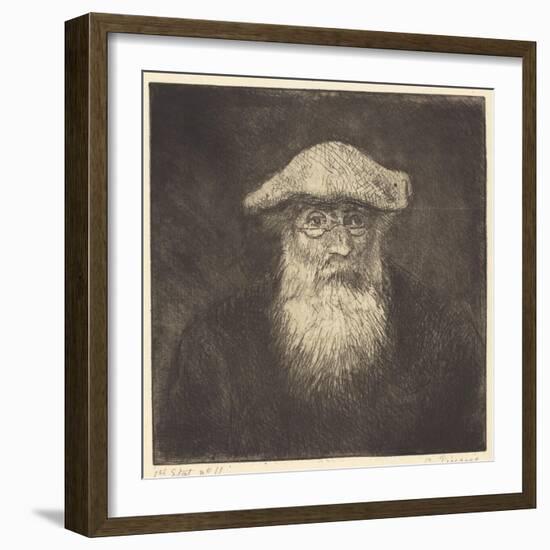 Self-Portrait, C.1890-Camille Pissarro-Framed Giclee Print