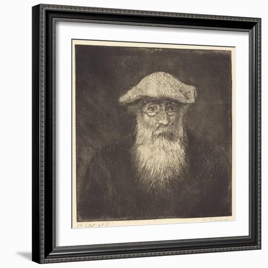 Self-Portrait, C.1890-Camille Pissarro-Framed Giclee Print