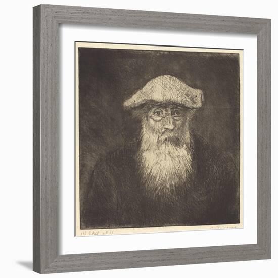 Self-Portrait, C.1890-Camille Pissarro-Framed Premium Giclee Print