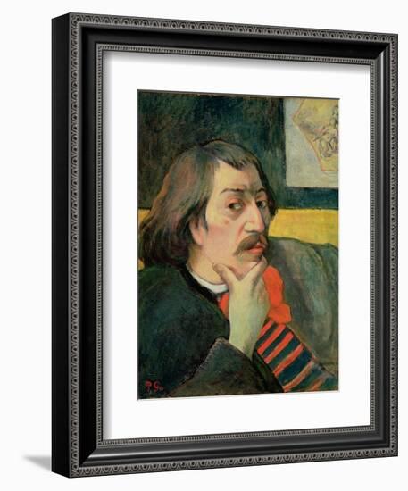 Self Portrait, c.1893-Paul Gauguin-Framed Giclee Print