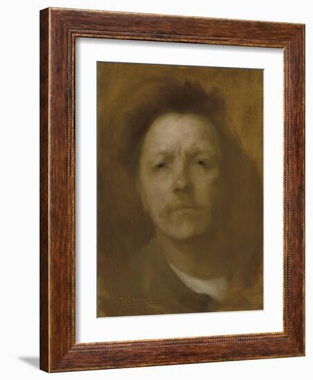 Self-Portrait, c.1893-Eugene Carriere-Framed Giclee Print