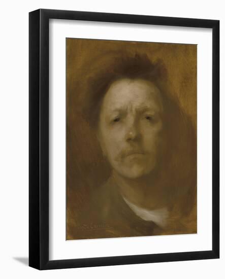 Self-Portrait, c.1893-Eugene Carriere-Framed Giclee Print