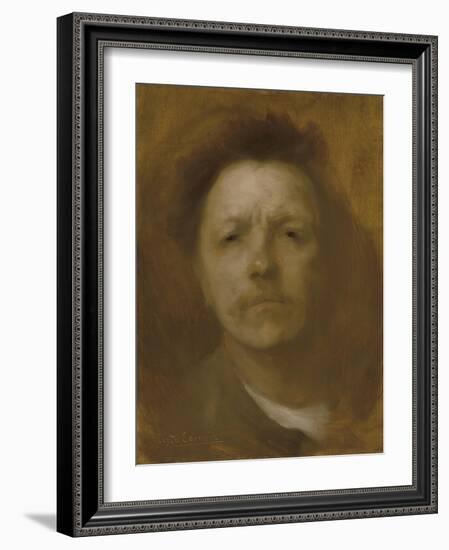 Self-Portrait, c.1893-Eugene Carriere-Framed Giclee Print