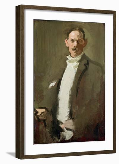 Self Portrait, C.1900 (Panel)-Samuel John Peploe-Framed Giclee Print