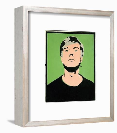 Self-Portrait, c.1964 (on green)-Andy Warhol-Framed Art Print