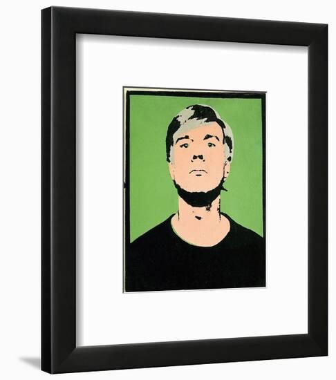 Self-Portrait, c.1964 (on green)-Andy Warhol-Framed Art Print