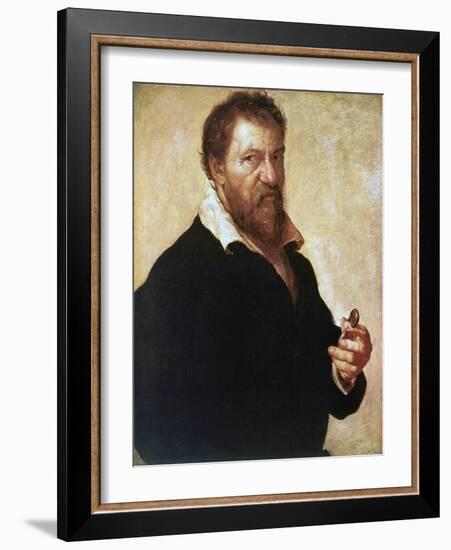 Self Portrait, C1550-1566-Lambert Lombard-Framed Giclee Print