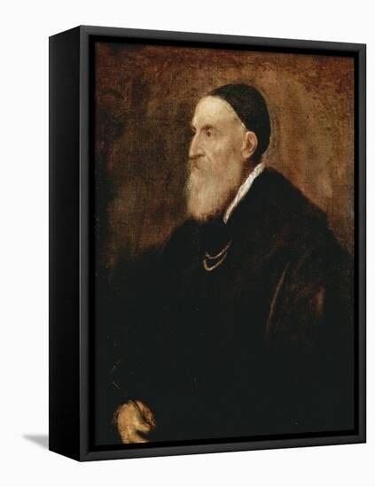 Self-Portrait, C1567-Titian (Tiziano Vecelli)-Framed Premier Image Canvas