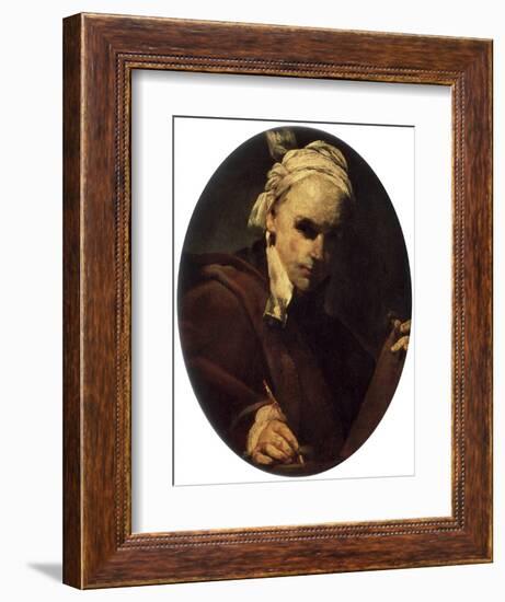 Self-Portrait, C1700-Giuseppe Maria Crespi-Framed Giclee Print