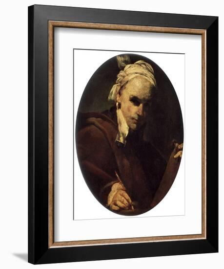 Self-Portrait, C1700-Giuseppe Maria Crespi-Framed Giclee Print