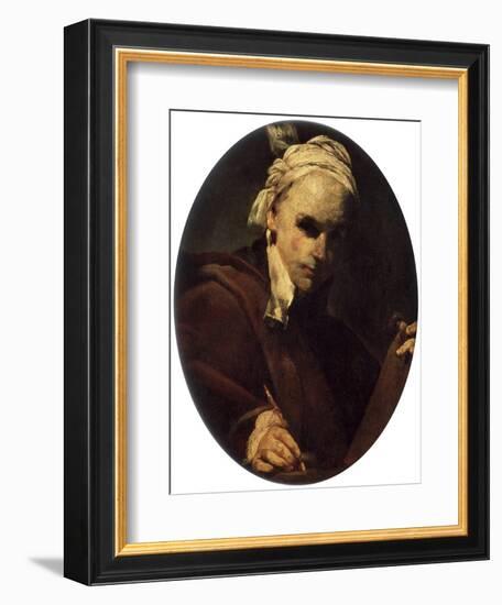 Self-Portrait, C1700-Giuseppe Maria Crespi-Framed Giclee Print