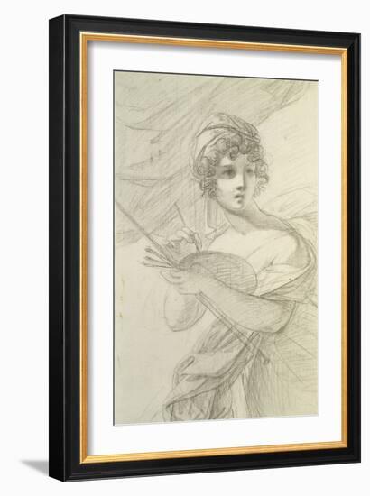 Self-Portrait, C1800-Elisabeth Louise Vigee-LeBrun-Framed Giclee Print