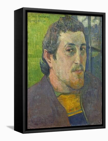 Self-Portrait Dedicated to Carriere, 1888-89-Paul Gauguin-Framed Stretched Canvas