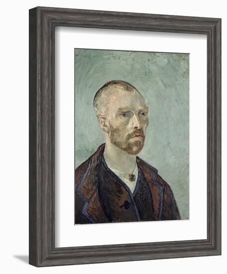 Self-Portrait Dedicated to Paul Gauguin, c.1888-Vincent van Gogh-Framed Giclee Print