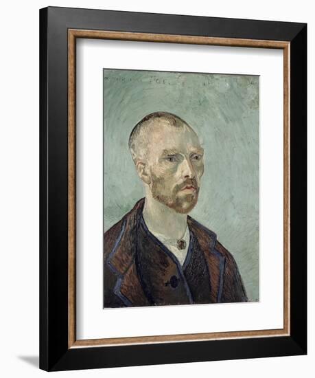 Self-Portrait Dedicated to Paul Gauguin, c.1888-Vincent van Gogh-Framed Premium Giclee Print