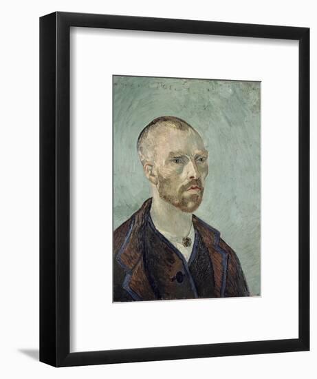 Self-Portrait Dedicated to Paul Gauguin, c.1888-Vincent van Gogh-Framed Premium Giclee Print