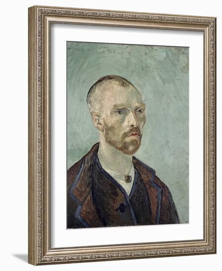 Self-Portrait Dedicated to Paul Gauguin, c.1888-Vincent van Gogh-Framed Giclee Print